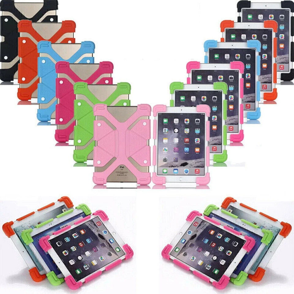 Silicone Kids  Case stand Cover Fits for Universal Android Tablet 7" 8" 9" 10" - Image 2 of 4