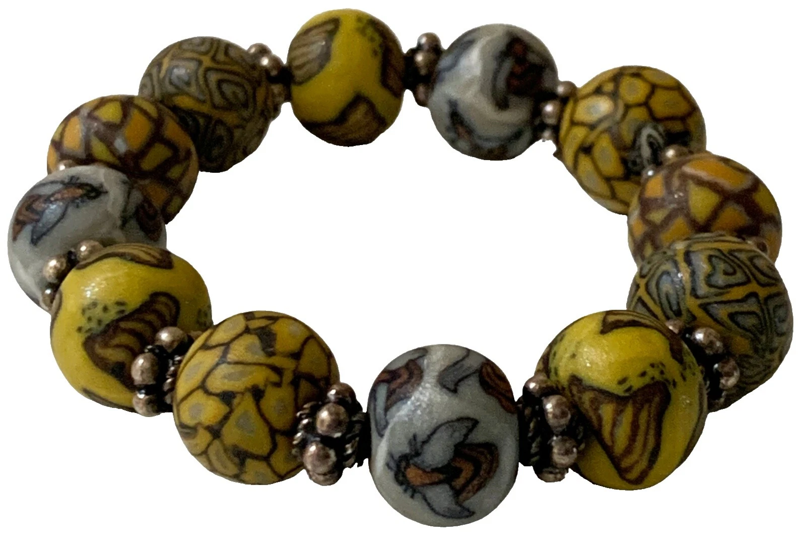 Plata esterlina De Arcilla Hechas a Mano y joyería artesanal