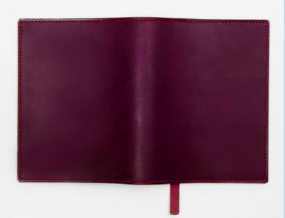 book jacket cover slipcase case bag cow leather fit 30.5x22.9x1cm book red Z915
