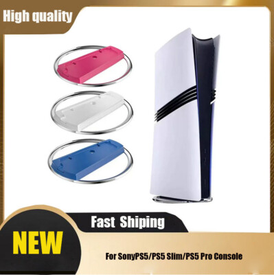 Metal Upright Stand Non-slip Base For SonyPS5/PS5 Slim/PS5 Pro Host  Console SDE