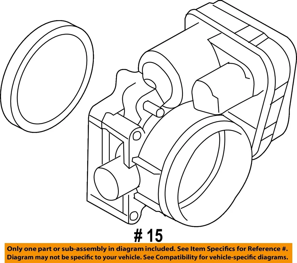 Used Fuel Injection Throttle Body fits: 2002 Bmw 325I M54 265S5 engine Grade A Foto 4 de 4