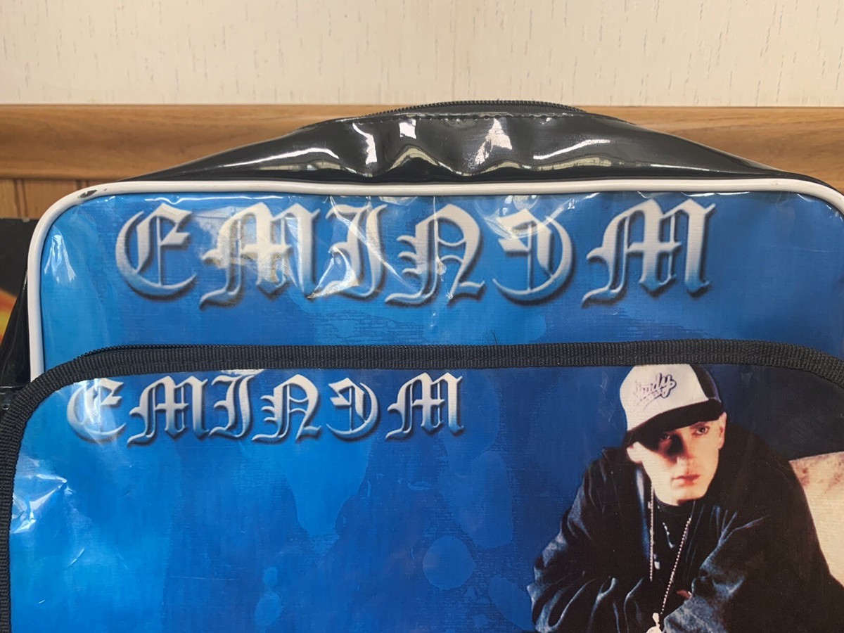 RARE Vintage 90's Y2K EMINEM Messenger Bag Shoulder Purse Vinyl