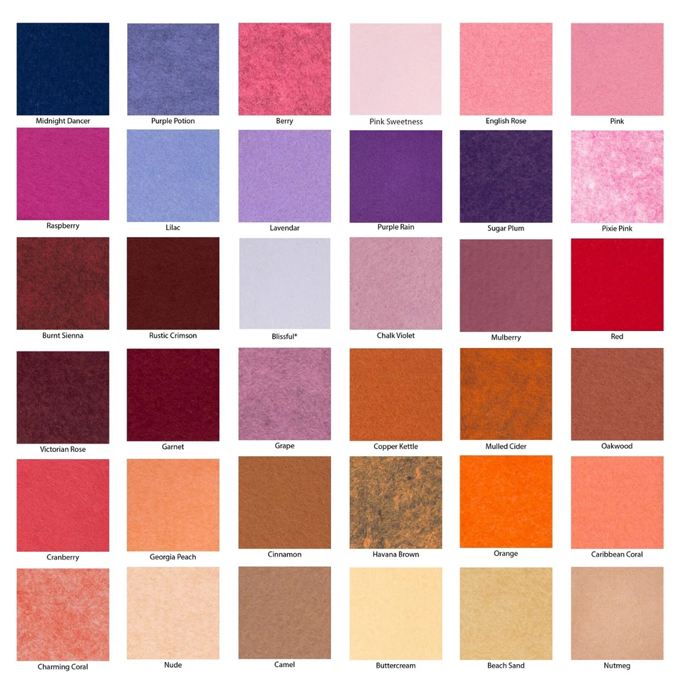 Fieltro mezcla lana merino 35 % lana/65 % rayón - Hecho en EE. UU. - 1/4 yarda fuera del perno Foto 3 de 4