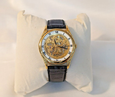 Vintage DAVOSA Swiss Made Mechanical Skeleton Watch - Exhibition Caseback