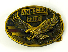 American Pride Flying Eagle western belt buckle