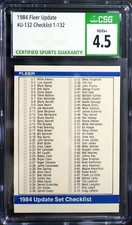 1984 Fleer Update Baseball Cards 35