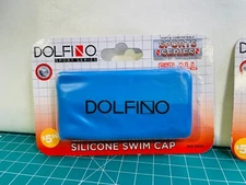 Dolfino Silicone Swim Cap One Size Blue Fits All Perfect Fit Hypoallergenic