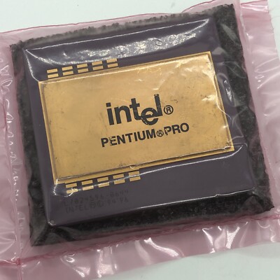 Intel Pentium Pro 200 MHz 256K L2 Socket 8 CPU Processor 1994