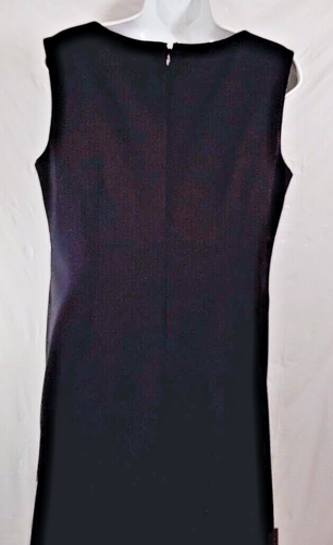 Dana Buchman Little Black Dress 10 Basic Shift Sheath Lined Pockets Classic Chic - Picture 15 of 19