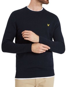 lyle & scott cotton merino crew jumper