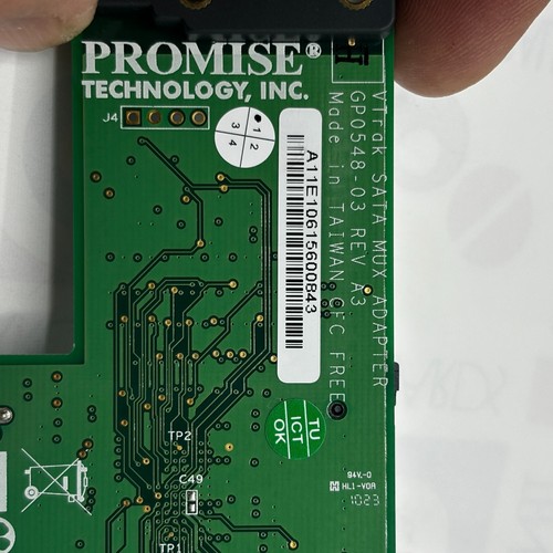 PROMISE TECHNOLOGY GP0548-03 REV A3 VTRAK SATA MUX ADAPTER, LSISS1320 AAMUX - Afbeelding 8 van 8