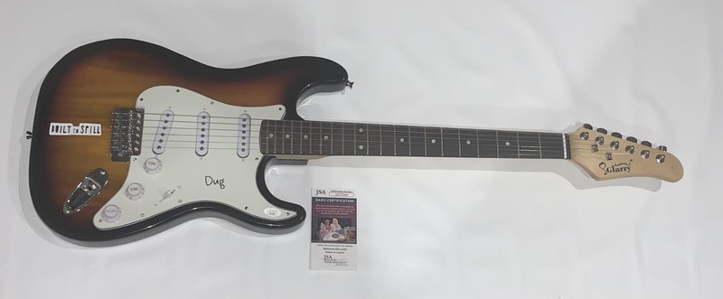 DOUG MARTSCH SIGNED SUNBURST ELECTRIC GUITAR BUILT TO SPILL JSA COA