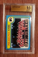 1979 O-Pee-Chee #255 Philadelphia Flyers Team Hockey Card BVG 9.5 Gem MIin Pop 1