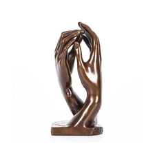 Bronze The Cathedral Hands Statue by Rodin Replica Famous Sculpture 8.5" H