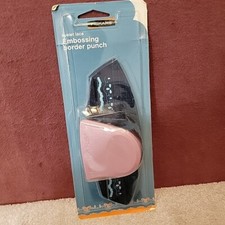 NOS FISKARS BORDER PUNCH LACE Create Continuous Border BLUE 2006