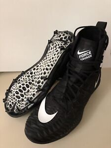 Nike Force Savage Elite TD Football Cleats Black / White Black 14.5 New Lineman | eBay