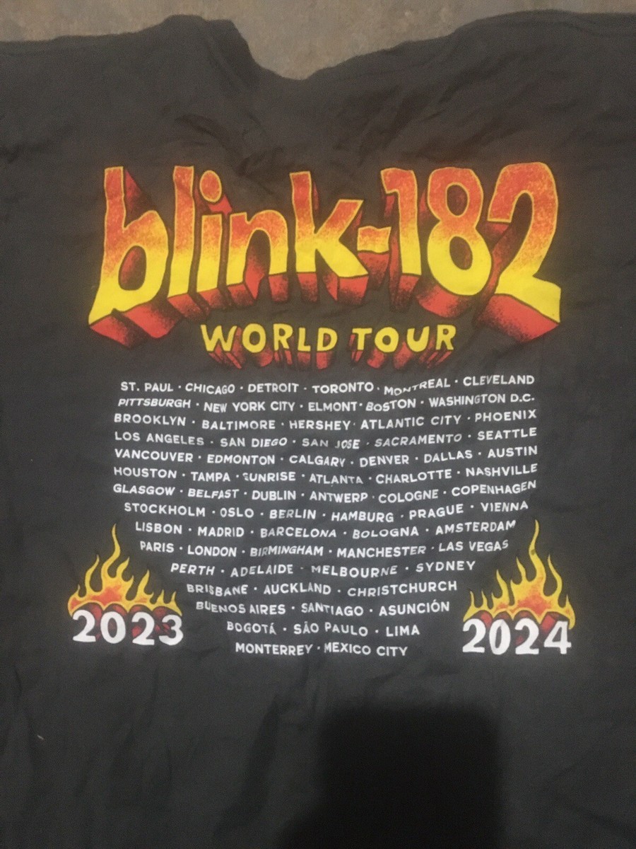 ロサンゼルス購入 blink-182 WORLD TOUR 2023-2024 World Tour Blink