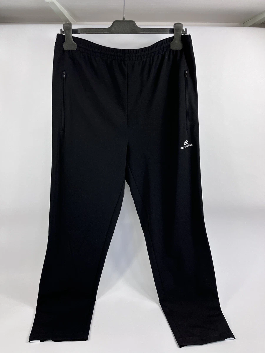 BALENCIAGA MENS LOGO PRINT SWEATPANTS SIZE: XL