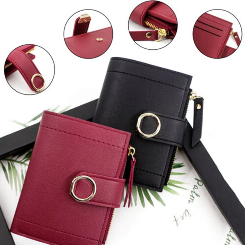 Amazon.com: Ladies Clutch Large Capacity Wallet Long Short Coin Purse PU  Leather Ladies Wallet (Color : B, Size : 1ps) : Clothing, Shoes & Jewelry