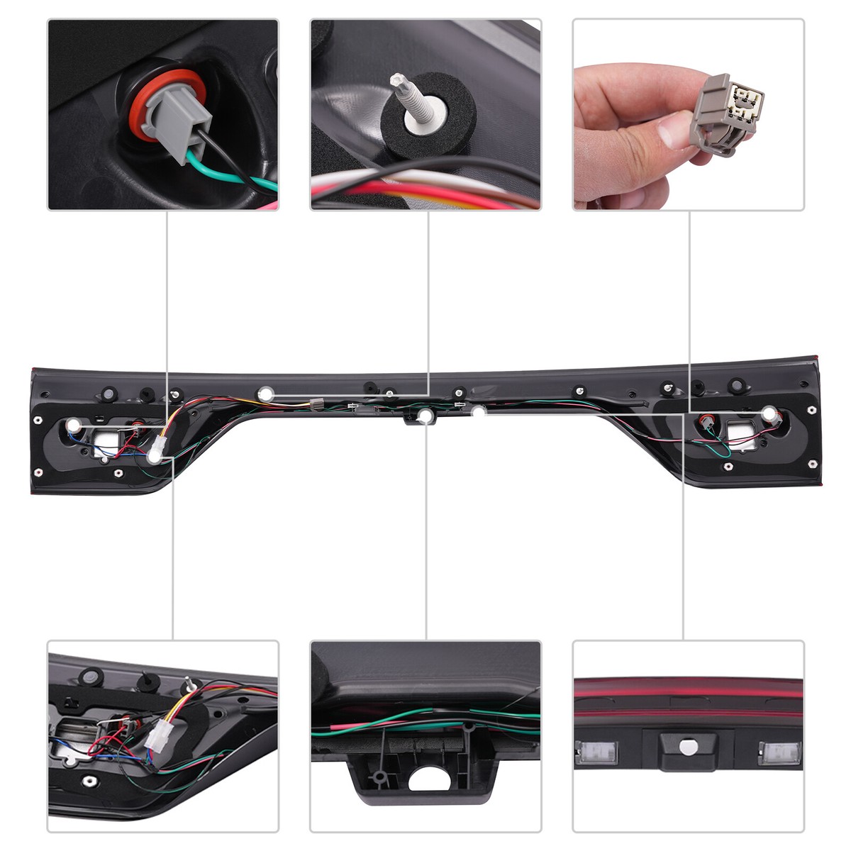 For 2014 2015 2016-2022 Dodge Durango LED Tail Light Lamp Liftgate W/Camera Hole