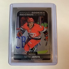 2021-22 O-Pee-Chee Platinum #284 Seth Jarvis Marquee Rookies