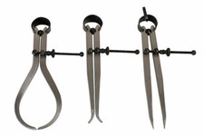 Spring Type Measuring Caliper and Divider Tool Set Internal External Set