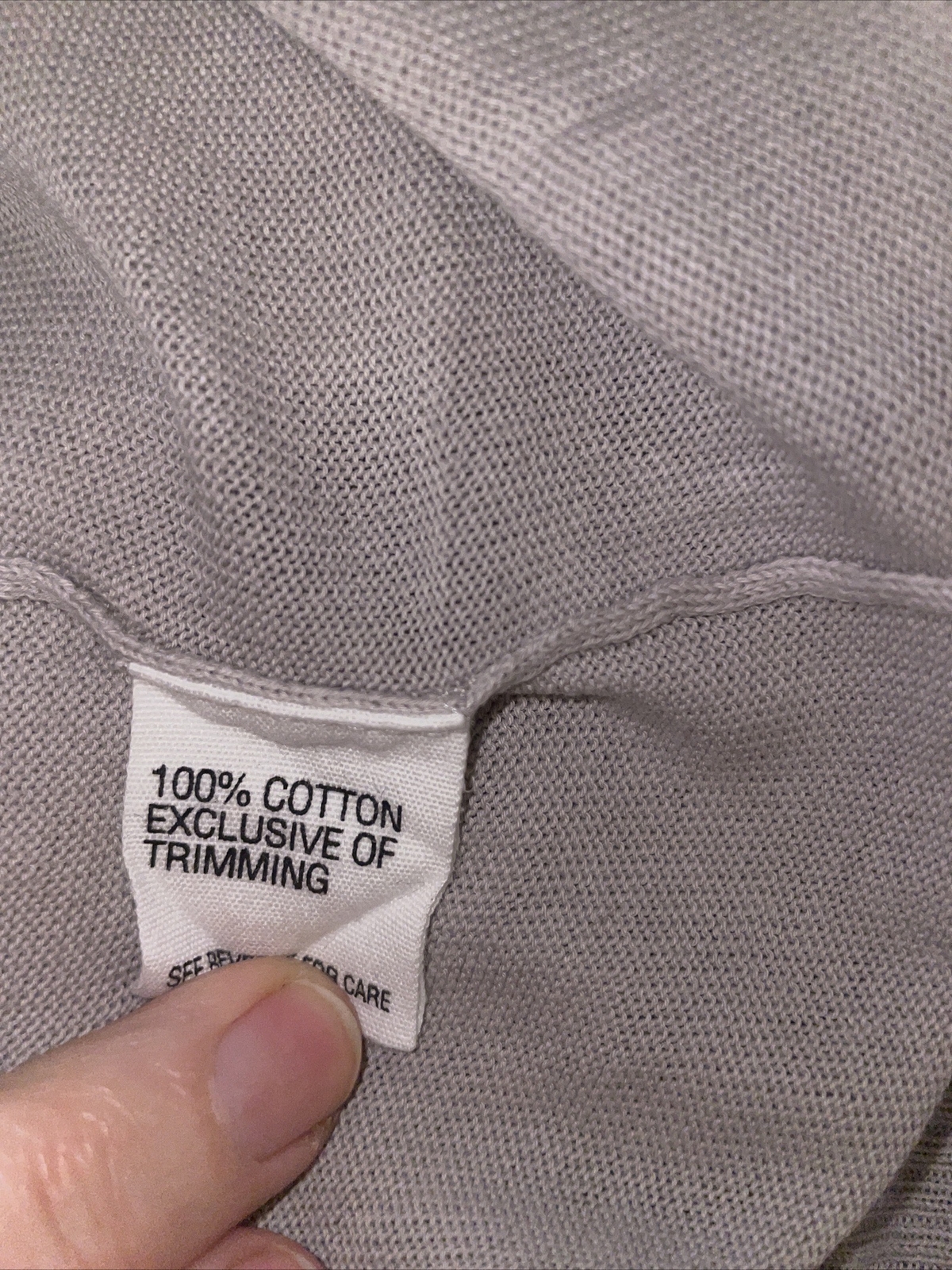 Jigsaw Cardigan Mauve 100 Fine Cotton Size XL Fits Size 16/18 eBay