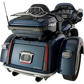 Ciro 40086 Black Calade Red LED Tail Lights for 14-23 Tri Glide - Image 2 of 2