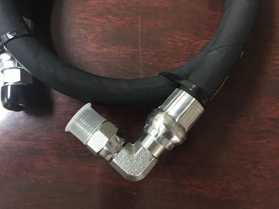 2PK Snow Plow Hydraulic Pressure Hose Meyer 21856 This is a 6,000 PSI assembly - Image 2 of 3