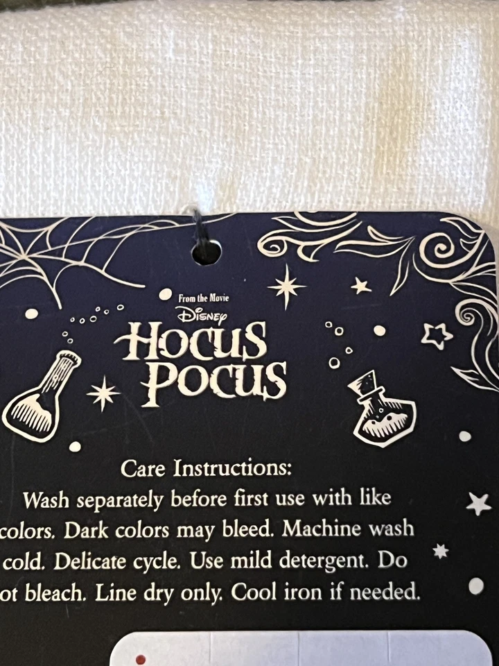 Par de toallas de cocina Disney It's Just A Bunch Of Hocus Pocus Halloween gato negro Foto 4 de 4