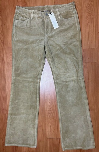 Gap Camel Suede Italian Leather Pants 