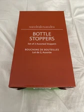 Sandraalexandra Bottle Stoppers Set Of Lemon & Chilli Limited Edition NIB Glass