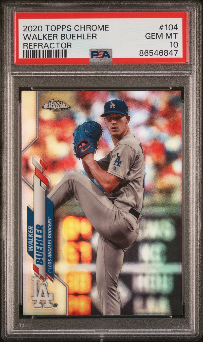 2020 TOPPS CHROME REFRACTOR #104 WALKER BUEHLER PSA 10 | eBay