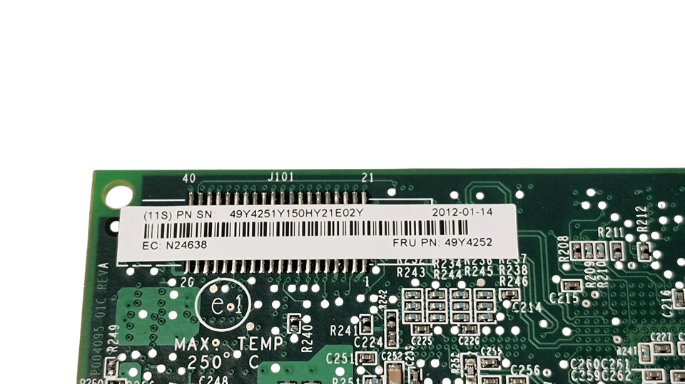 49Y4252 IBM Emulex 10Gb Virtual Fibre Adapter Dual Port Full Height Bracket - Image 4 of 4