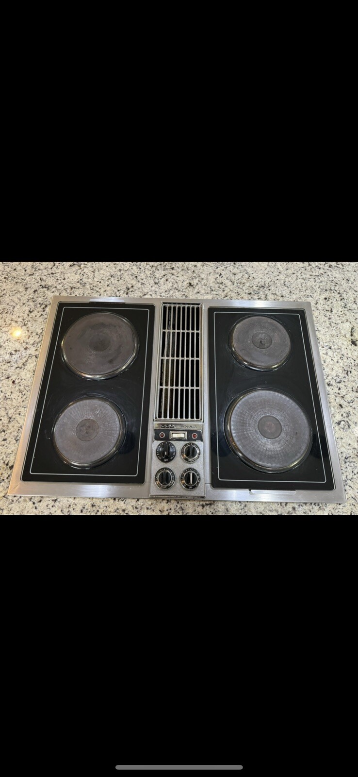 JENNAIR Stainless Downdraft Cooktop 30” Electric Model C221 W/ Grill SEE VIDEO eBay