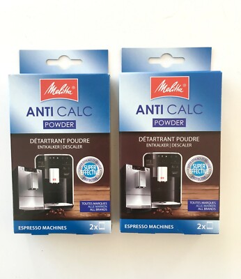 2   ORIGINAL MELITTA ANTI CALC Entkalker für Kaffeevollautomaten