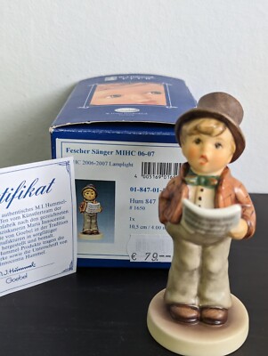 Goebel/Hummelfigur 847 ''Fescher Sänger'' FM 8 - Kinderchor - 1. Wahl - OVP!