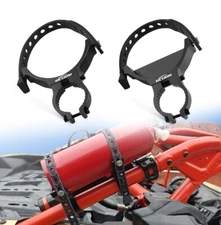 UTV Fire Extinguisher Mount w/Reinforced Quick Release Straps f/ 1.75”-2” Bar