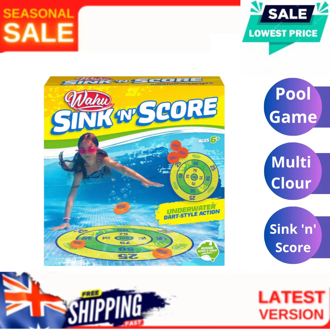 Wahu Pool Game Sink N Score Swimming Water Toys Kids Dive Underwater Outdoor