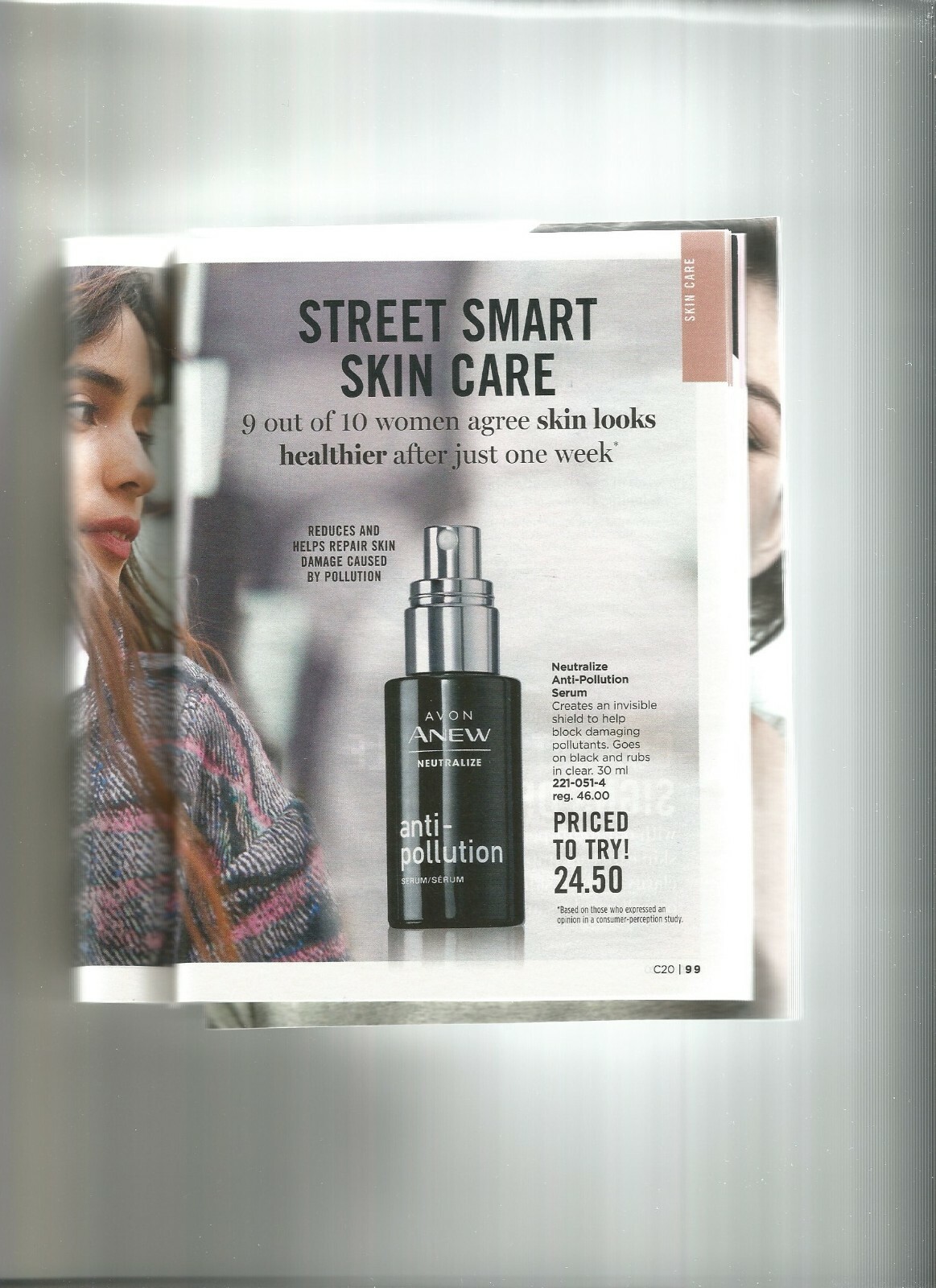 Avon anti-pollution serum