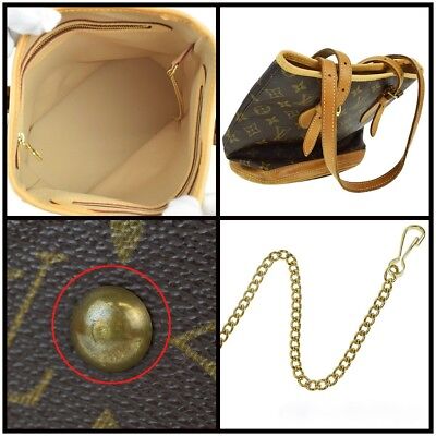 Preowned Authentic Louis Vuitton Monogram Canvas Petit Bucket Bag