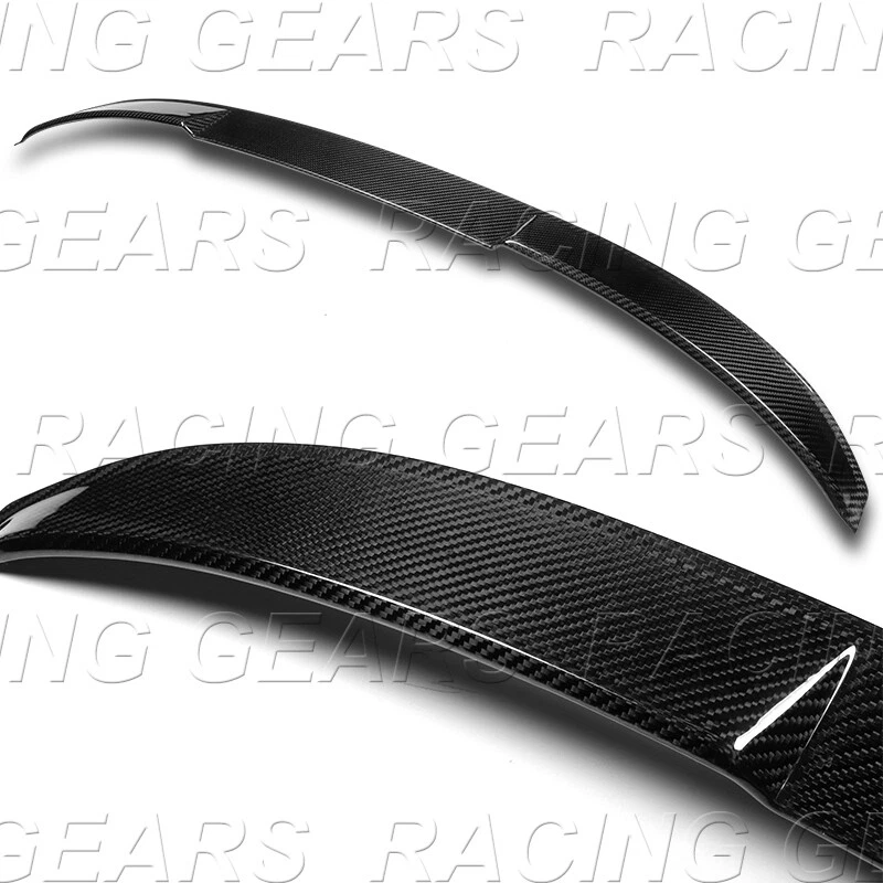 REAL CARBON FIBER REAR ROOF WINDOW VISOR SPOILER WING FIT 11-15 KIA OPTIMA K5 - Image 2 of 4