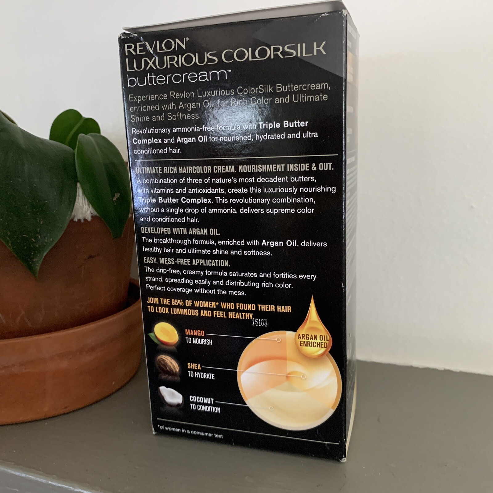Revlon Colorsilk Buttercream 42R Medium Auburn Hair Color Dye Ammonia Free