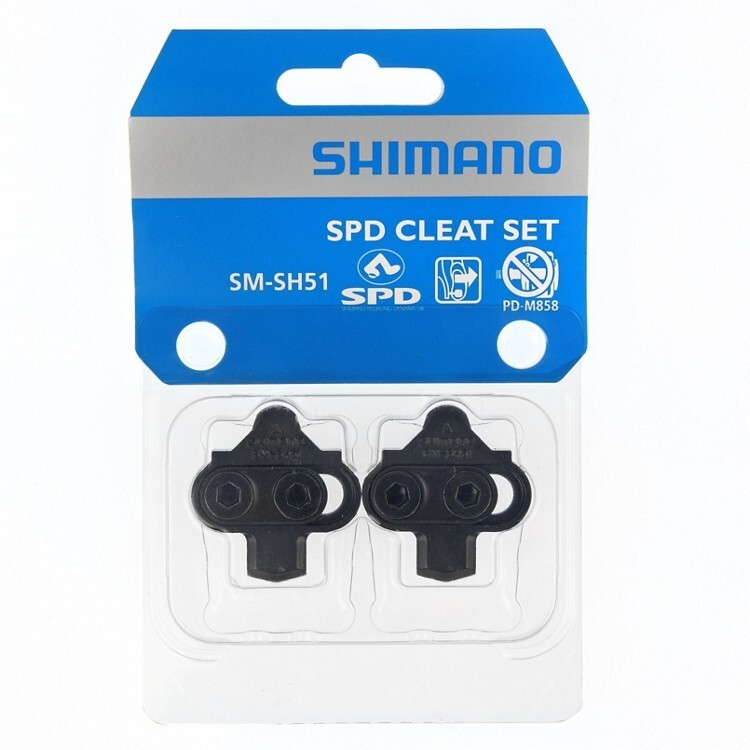 Shimano SPD Cleat Set w/o Cleat Nut - SM-SH51 - Y42498201 - MTB