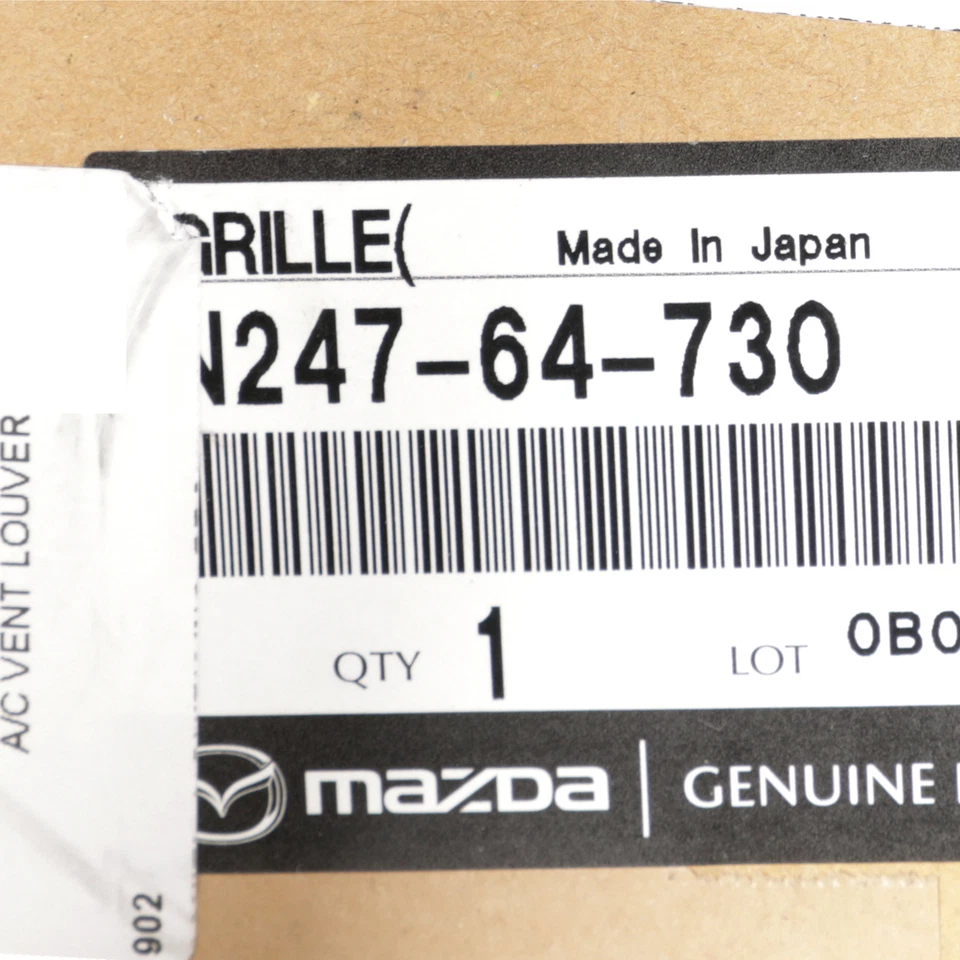 OEM NUEVO Genuino 16-22 Mazda MX-5 Miata Aire A/C Persiana Ventilación Ajuste N247-64-730-02 Foto 4 de 4