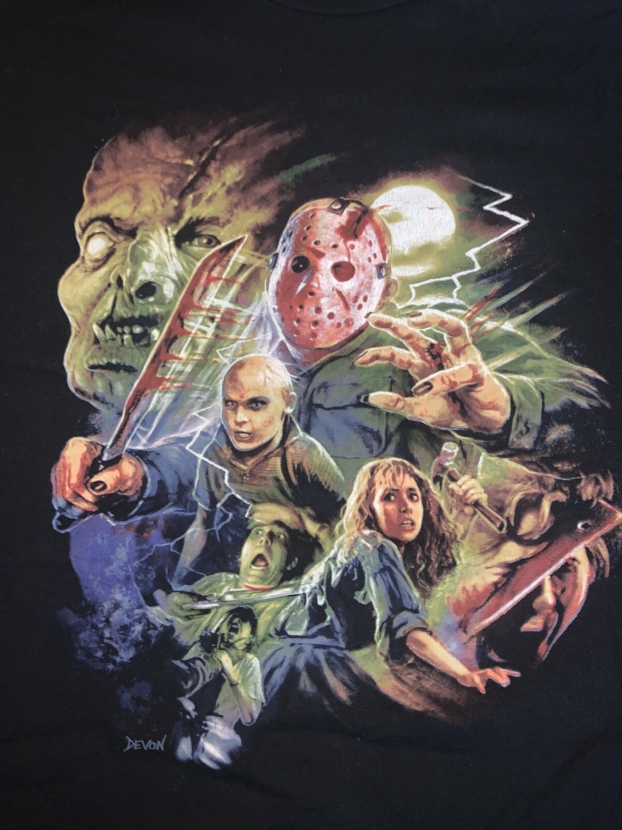 Friday The 13th Part 4 IV Final Chapter Rare Shirt Fright