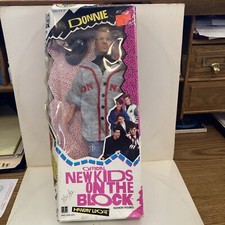 1990 New Kids On The Block Donnie Whalberg Damaged Box. Still Sealed Closed.