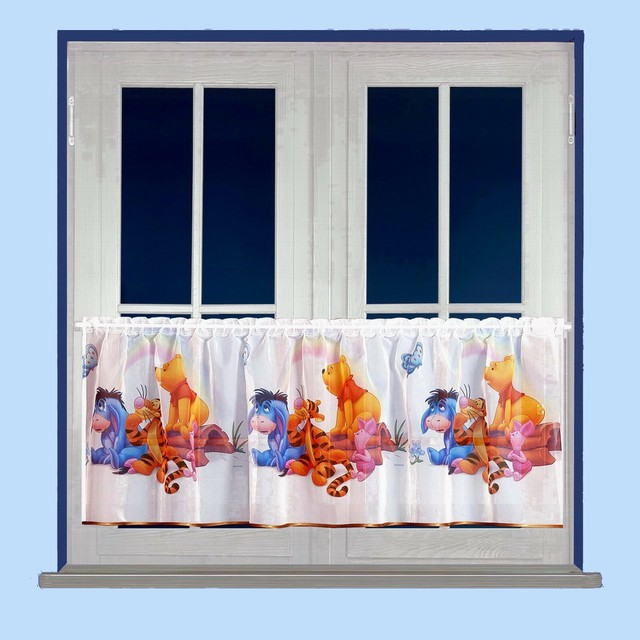 Kinderzimmer Gardinen Vorhänge Winnie Pooh 208cm X 250cm ...