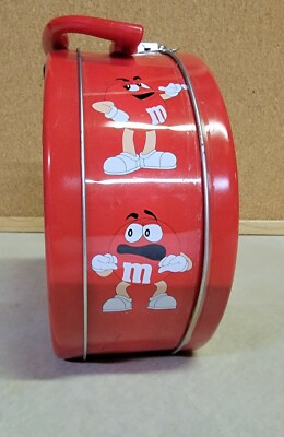 M&M's & Skittles Red Candy Character Metal Lunch Box Tin | eBay