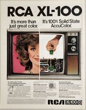 1972 Print Ad RCA XL-100 Solid State AccuColor Television Sets Best Color TV 